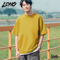 Just Say Bad ® เสื้อ Oversize Long ( รุ่นแขนยาว ) สีเหลืองมัสตาร์ด  เสื้อยืด ชาย หญิง M L / OL