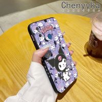 เคส Chenyyyka สำหรับ Xiaomi MI 8 Pro เคสแบบเต็มหน้าจอลาย Kuromi ดีไซน์ใหม่บางอย่างสร้างสรรค์เคสโทรศัพท์ป้องกันขอบสี่เหลี่ยมเคสนิ่มเคสปลอกซิลิโคนกันกระแทก