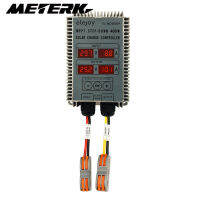 METERK 400W MPPT Step-Down แบบเรียลไทม์ติดตามพลังงานแสงอาทิตย์ B-Attery ตัวควบคุมการชาร์จแบตเตอรี่จอแสดงผล L-ED 10 ~ 30V เอาต์พุตปรับแรงดันไฟฟ้าได้กันน้ำกันฝุ่น