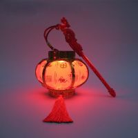 LED Crystal Palace Lantern Children Spring Festival Lantern Antique Handheld lamp red portable lantern Chinese new year lantern