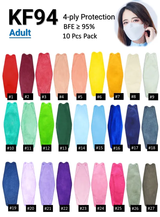 KF94 Korean Design Mask 4 layer Protection ♥MIX N MATCH♥  / BFE&gt;95% Kf94 disposable mask Kf94 3d