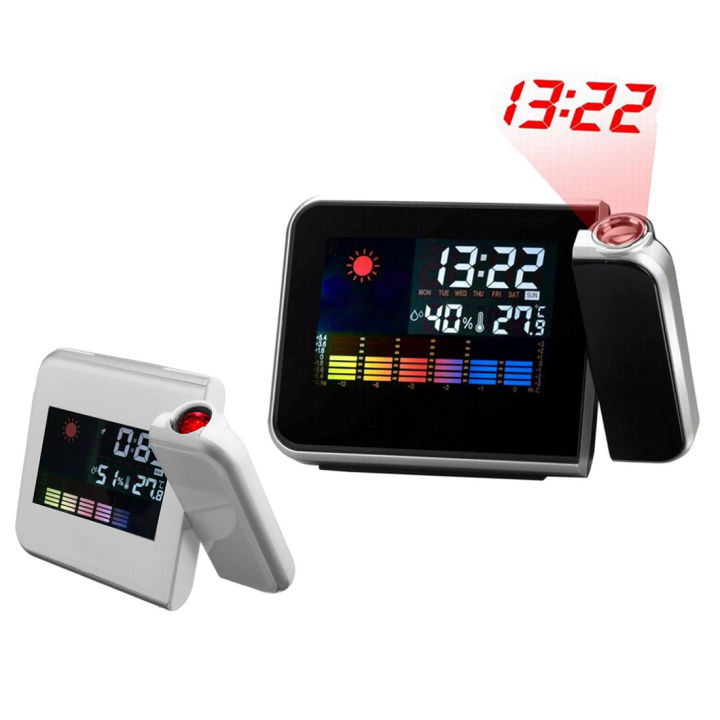 worth-buy-นาฬิกาอิเล็กทรอนิกส์แบบไร้สายสถานีอากาศดิจิตอลในบ้านพร้อมจอวัดอุณหภูมิกลางแจ้ง