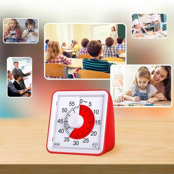 2x-visual-timer-60-minute-kids-timer-3-inch-countdown-timer-silent-visual-analog-timer-for-kids-and-adults-red