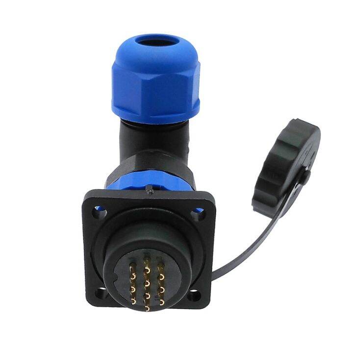 sp20-90-degree-elbow-waterproof-connector-1-2-3-4-5-6-7-8-9-10-12-14pin-ip68-flange-socket-angle-connectors