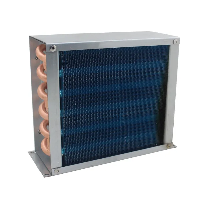 coil refrigerator aluminum fin heat exchanger Small with shell copper