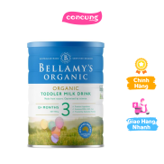 Bellamy s Organic Toddler Milk Drink số 3, 900g, 1-3 tuổi