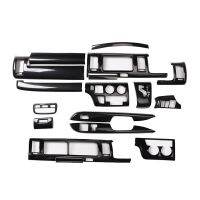 สำหรับ Toyota HIACE 200 2005-2013 RHD ขับด้านขวา ABS คาร์บอนไฟเบอร์สไตล์ Hiasan Interior สติกเกอร์เกียร์รถยนต์