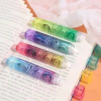 Gradient Color 2 In 1 Correction Tapes Point Glue Kawaii White Out Correction Band Cute Korean Stationery School Office Supplies Correction Liquid Pen