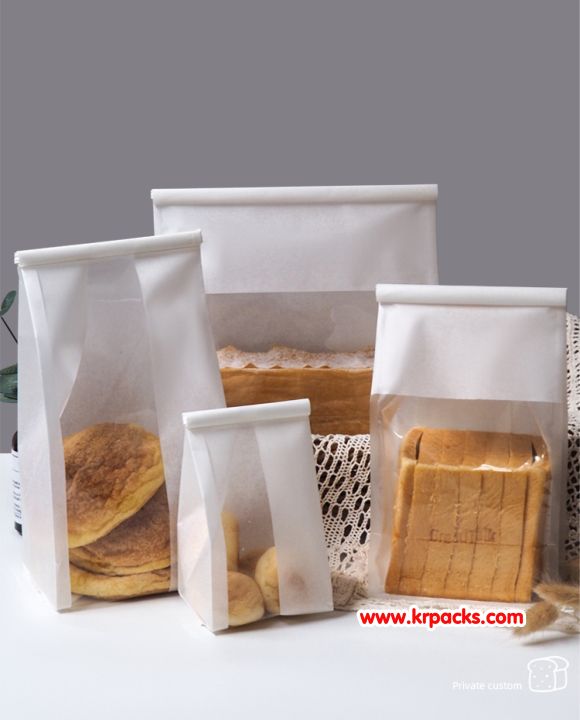 สินค้าขายต่อใบ-พร้อมส่ง-ถุงขนมปัง-ถุงกระดาษใส่ขนมปัง-ถุงครัวซองค์-ถุงโดนัท-ถุงคุกกี้