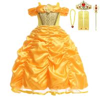 【CC】 Children Birthday Floral Bow Gown Cosplay Costume 2 10 Years Princess Vestido Baby