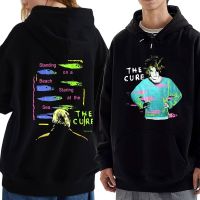 1986 The Cure Standing on A Beach Staring At The Sea Hoodie Men Vintage Sweatshirt Loose Rock Band Robert Smith Casual Hoodies Size XS-4XL