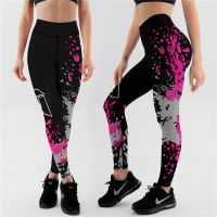 【cw】Qickitout 12spandex y High Waist Elasticity Women Digital Printed Leggings Push Up Strength Pants