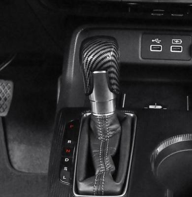 Carbon Fiber Central Console Gear Shift Knob Trim For Honda Civic 11th 2022 UP Accessory Part