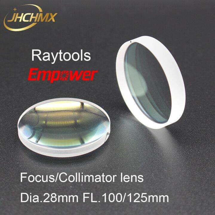 jhchmx-raytools-collimator-focus-lens-0-6000w-dia-28mm-fl-100-125-150mm-for-raytools-fiber-laser-head-bt210-bm109-bodor-machine