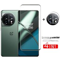 2Pcs Cover Glass For Oneplus 11 Tempered Glass Oneplus 11 Screen Protector Protective Phone Lens Film Oneplus 11 Glass 3D