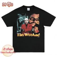 เสื้อยืดสตาร์ยุโรปและอเมริกา21 สินค้าเดิม/เสื้อยืดคอกลม/The Weeknd/ผ้าฝ้าย 100% Oversize SML ดำ&amp;ขาว unisex S-5XL