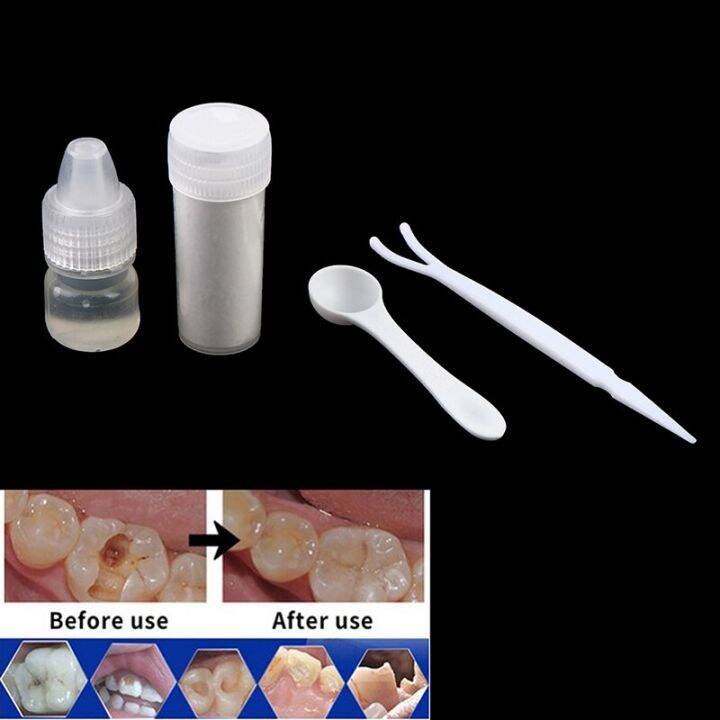 1 Halloween Denture Glue Fake Teeth Glue Tooth Gaps Repair Kit Vampire