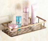 ✒☾☎ Bronze total solid brass Wall Mounted Bathroom single tier Corner Shelf Bathroom Shampoo Shelf Bath Shower Shelf Soap Holder