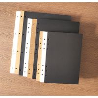 40Sheet Black A5 A6 6-hole Loose-leaf Refill Inner Page Colored Inner Pagel Line Grid Blank Weekly Inside Paper Stationery