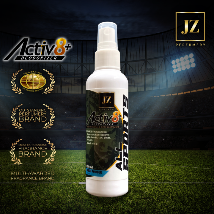ACTIV8+ All Sports Deodorizer Premium Antimicrobial & Odor Eliminator
