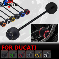 REG สำหรับ Ducati Monster 620 695 696 795 796 797 821ของประดับจักรยานยนต์ด้านหน้าและล้อหลังส้อมเพลาหมุน S26ที่กันชน