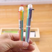 【☊HOT☊】 miciweix ปากกาลูกลื่น2ชิ้น/ล็อตสุดสร้างสรรค์6สีอุปกรณ์เครื่องเขียนปากกาบอลพอยท์รางวัลสำหรับนักเรียนโรงเรียน