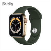 Apple Watch Series 6 GPS + Cellular Stainless Steel Case สาย Sport Band I iStudio by SPVi