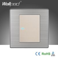 【Online】 HI UTILITY PRODUCTS 2019ขายดี Gang 2 Way Wallpad Luxury สวิตช์ไฟ LED สวิทช์ผนังกดสวิทช์10A AC 110 ~ 250V