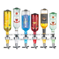 ติดผนัง246-Station Liquor Bar Butler Wine Dispenser ดื่มโซดา Pourer Home Bar เครื่องมือสำหรับเบียร์โซดาโค้ก Fizzy