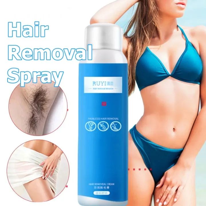 ☉120ML Hair Removal Spray Permanent Painless Hair Removal Cream Private