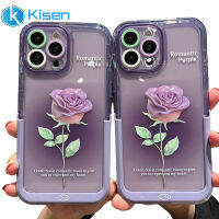 เคสโทรศัพท์ไล่ระดับสีกุหลาบเข้ากันได้กับ Iphone 14/13/12/11ซีรีส์ซอฟต์เชลล์ฝาครอบป้องกัน