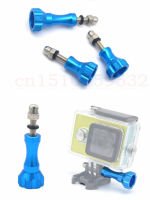 3 ชิ้น/ล็อตอลูมิเนียมสีน้ำเงินที่มีสีสัน Thumb Knob Bolt Nut Screw สำหรับ GoPro Hero 1 2 3 PLUS 3 + SJ4000/SJ4000 อุปกรณ์เสริม GoPro-orefq3765