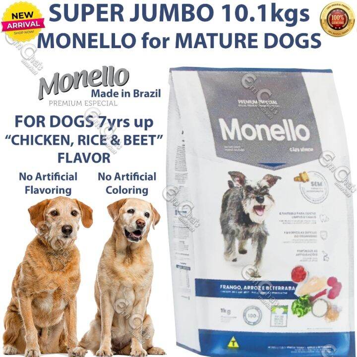 Hot wahbyn SUPER JUMBO MONELLO 10.1kgs DOG MATURE (DARK BLUE PACKAGE