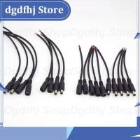 Dgdfhj Shop 2pin DC Male Female wire Power supply Pigtail Cable 12V 5.5x2.1mm Connector adapter plug For LED light strip