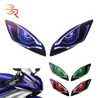 YZF-R6 Headlight Guard Sticker 3D Head Light Protection Decal For Yamaha YZFR6 2006-2016 2008 2009 2010 2011 2012 2013 2014 2015