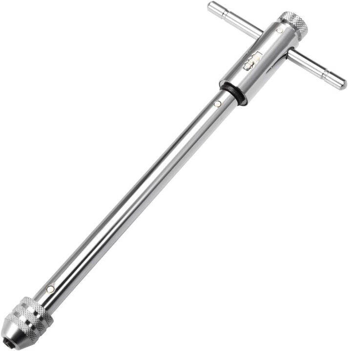 uxcell-adjustable-ratchet-tap-wrench-t-handle-for-metric-m5-m12-taps-tap-reamer-tapping-ratcheting-wrench-hand-tool-295mm-11-61-inch-approx-body