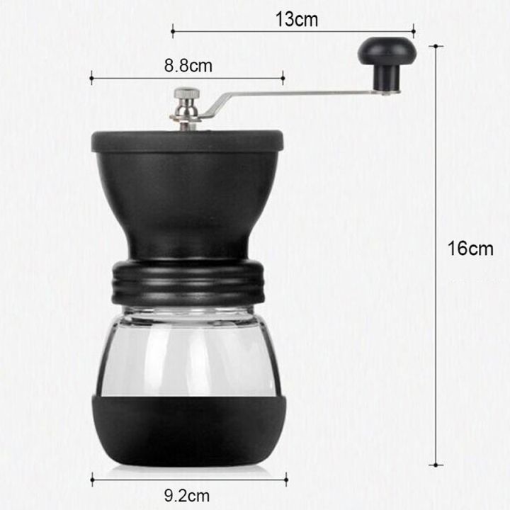 cfa-เครื่องบดกาแฟ-ที่บดกาแฟ-ที่บดสมุนไพร-บดเมล็ดถั่ว-ขนาดกระทัดรัด-ด้ามจับสเตนเลสสตีลและซิลิคอน-เครื่องบดเมล็ดกาแฟ