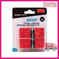 BADMINTON TOWEL GRIP x 2 RED