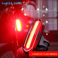 Bike Tail Light Waterproof LED Bike Front Rear Light Bicycle USB Rechargeable Mountain Riding Cycling Tail Lamp Bicycle Light Medicine  First Aid Stor