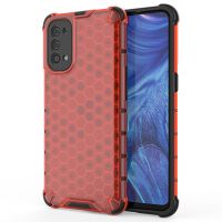 สำหรับOPPO Reno 4 (4G) / Reno 4 Pro (4G) Honeycomb TPU + PCปลอกกันกระแทกCoverHybridเกราะเคสโทรศัพท์