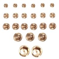 23Pcs Brass Pipe Fitting,1/8 inch 1/4 inch 3/8 inch 1/2 inch 3/4 inch NPT Brass Internal Hex Thread Socket Pipe Plug Set