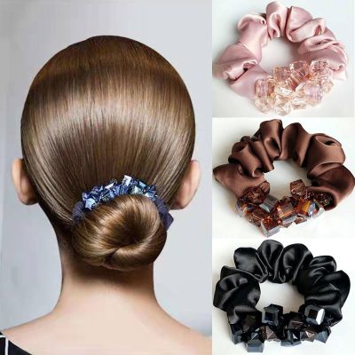 Koreas new crystal square fabric headband fashion adult headband simple temperament lady hair accessories