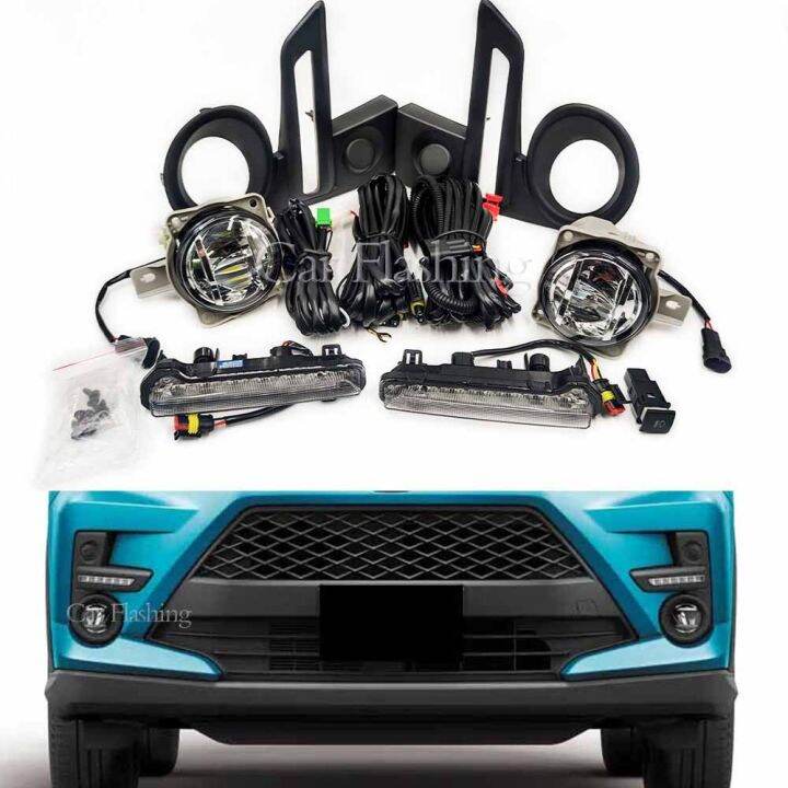 1 Set LED Daytime Running Light Fog Lights DRL Driving Fog Lamp Turn