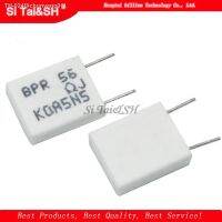 ◑▣ 10pcs BPR56 5W 0.001 0.1 0.15 0.22 0.25 0.33 0.5 ohm Non-inductive Ceramic Cement Resistor 0.1R 0.15R 0.22R 0.25R 0.33R 0.5R