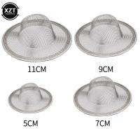 Stainless Steel Drains Kitchen Sink Strainers Bathroom Hair Filter Kitchen Bath Accessories Floor Drain Net Hair Blocking Filter