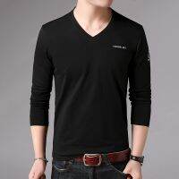 [COD] and winter new mens long-sleeved t-shirt Korean version of slim trendy brand cross-border bottoming wholesale