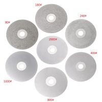 4" 100mm 80-2000# Diamond Coated Flat Lap Wheel Lapidary Polishing Grinding Disc