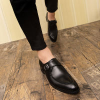 Leather shoes men Gingham Buckle Classic Business shoes for male Luxury Brand Antiskid Cozy Men loafers Design shoes men