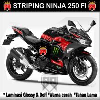 STRIPING VARIASI NINJA 250 FI 2020/2023 DECAL STICKER NINJA FI 250 2020-2023 LIVERY KRT WSBK