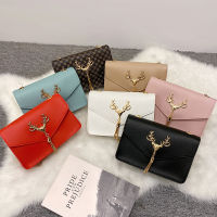 2023 New Handbag Trend Fashion Small Square Bag Chain Tassel Shoulder Bag Womens Deer Head Bag 2023 New Handbag Trend Crossbody Bag For Women Simple And Elegant Handbag Chain Strap Shoulder Bag Handbags With Tassel Detailing Compact Shoulder Bag For